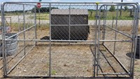 Outdoor dog kennel measures 10ft x 10ft x 10ft