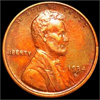 1934-D Lincoln Wheat Penny CLOSELY UNC