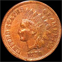 1878 Indian Head Penny ABOUT UNCIRCULATED