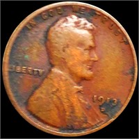 1913-D Lincoln Wheat Penny NICELY CIRCULATED