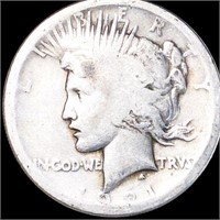 1921 High Relief Silver Peace Dollar NICELY CIRC