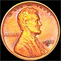 1932-D Lincoln Wheat Penny CLOSELY UNC
