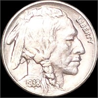 1938-D Buffalo Head Nickel LIGHTLY CIRCULATED