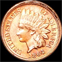 1864 Indian Head Penny CLOSELY UNC