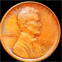 1911-S Lincoln Wheat Penny XF