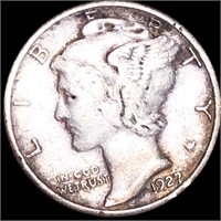 1927-S Mercury Silver Dime LIGHTLY CIRCULATED