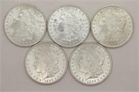 (5) 1896-P Morgan Silver Dollar - MS60