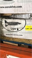 1 1/2" drywall screws, box of 5000