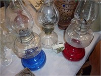 3 oil lamps