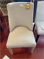 White dining chair