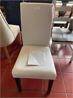 White table chair