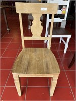 Wooden table chair