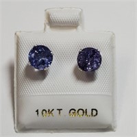 10K  Tanzanite(1.72ct) Earrings