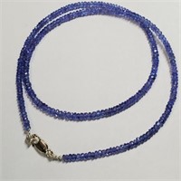 $1230 Silver Tanzanite(33ct)(33ct) Necklace