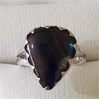 $100 Silver Canadian Ammolite Ring