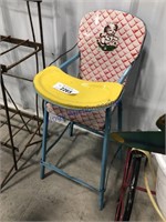 Childs doll high chair