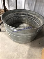 No. 2 galvanized wash tub