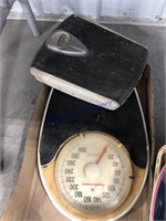 Old bathroom scales