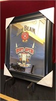 Rusty Spur and Jim Beam advertising mirror