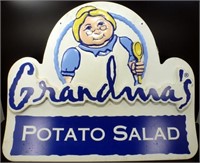 * Large Plastic "Grandma's Potato Salad" Sign