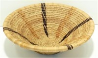 Basket from Botswana Africa: Finely Woven from