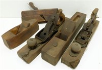 * 5 Old Wood Planes