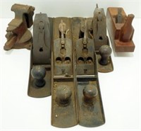 * 5 Wood Planes including 2 Stanley #7, 1 Stanley