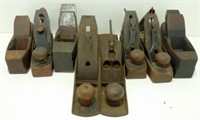 * 8 Wood Planes - Some Missing Parts