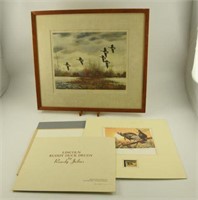 1989 Massachusetts Duck Stamp print by Lou