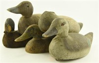 (5) Vintage Factory Decoys in various sizes