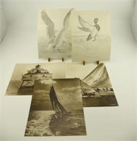 (3) Prints of vintage black and white photos