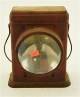 Vintage Battery Operated Spotting light in red