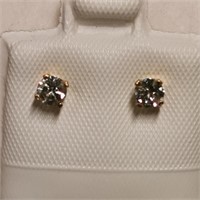 $1850 14K  Diamond(0.31ct) Earrings