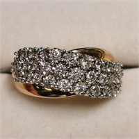 $5100 10K  Diamond(0.75ct) Ring