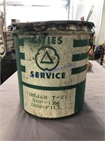 CITIES SERVICE 5 gal grease can