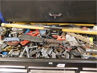 Large Mixed Lot Of Tools In Upper Section Toolbox