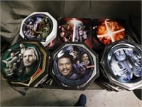 Large Lot Of 13 Star Wars Collector Plates
