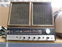 Vintage Allied Model 325 Receiver And Speakers