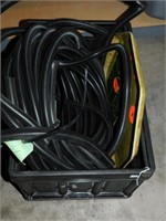 Crate Full Of Electrical Wire Wrap