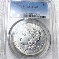 1898-S Morgan Silver Dollar PCGS - XF45