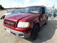 2001 Red Ford Explorer