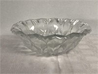 Large Heavy Glass Bowl