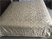 Waterford Goldtoned Reversible King Comforter - B