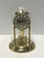 Elgin Anniversary Clock w/ Glass Dome