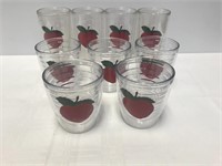 Lot of 9 Apple Tervis Tumblers