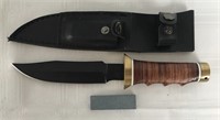 Wood Handle Knife w/ Sheath