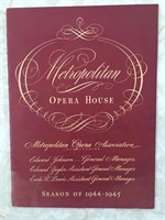 Metropolitan Opera House Brochure 1944 - 1945