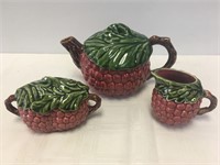 3 pc. Fruit Teapot Set - Made in Portugal