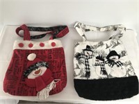 2 Christmas Hand Bags