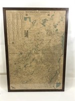 1902 Map of the Adirondack Park by Edgar Blankman